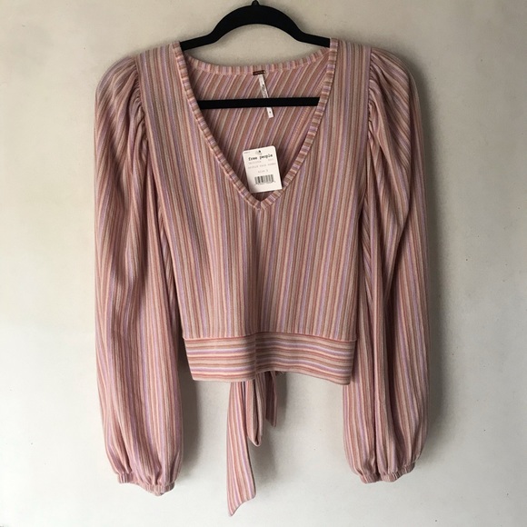 NWT FREE PEOPLE "Orchid Rain" Autumn Nights top - Picture 3 of 8